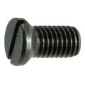 Midwest Fastener #8-40 x 1/4 in Slotted Oval Machine Screw, Black Oxide Steel, 10 PK 32945